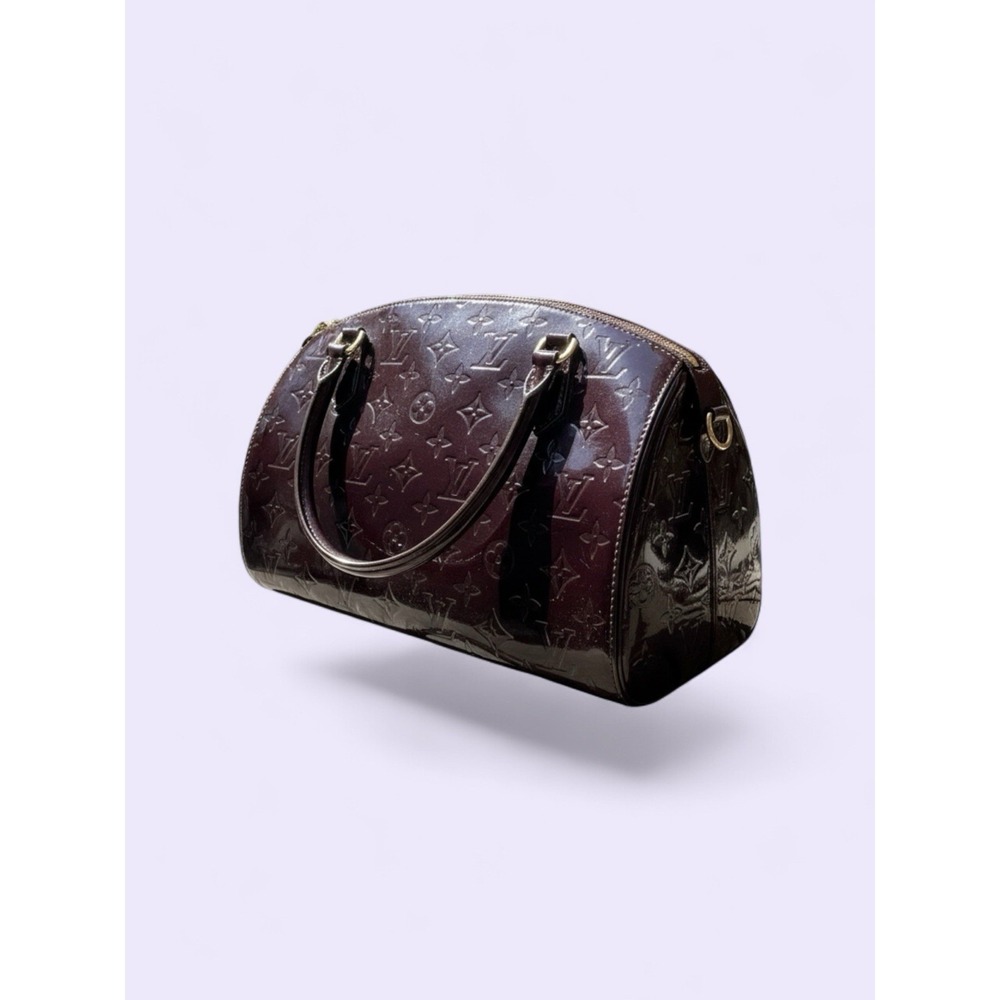 Louis Vuitton Monogram Vernis Bedford Rare Amarant Color Patent Leather Bag - Picture 2 of 11